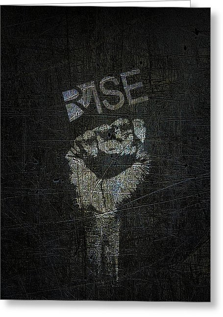 Rise Power - Greeting Card