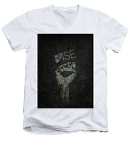 Rise Power - Men's V-Neck T-Shirt
