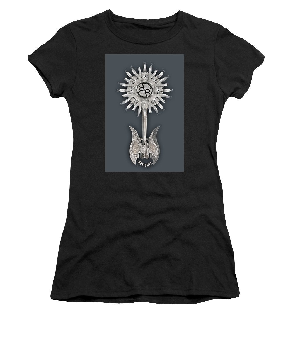 Rise Rubino Deadly Zen Flower - Women's T-Shirt (Athletic Fit)