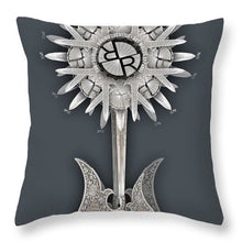 Rise Rubino Deadly Zen Flower - Throw Pillow