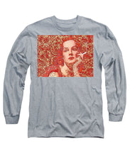 Rise Rubino Red - Long Sleeve T-Shirt Long Sleeve T-Shirt Pixels Heather Small 