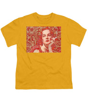 Rise Rubino Red - Youth T-Shirt Youth T-Shirt Pixels Gold Small 