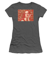 Rise Rubino Red - Women's T-Shirt (Athletic Fit) Women's T-Shirt (Athletic Fit) Pixels Charcoal Small 