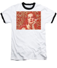 Rise Rubino Red - Baseball T-Shirt Baseball T-Shirt Pixels White / Black Small 