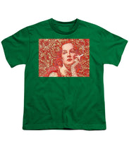 Rise Rubino Red - Youth T-Shirt Youth T-Shirt Pixels Kelly Green Small 