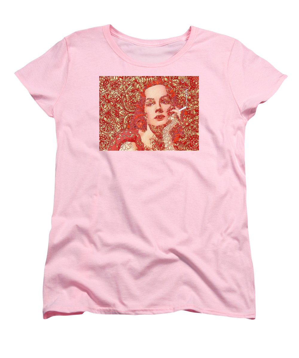 Rise Rubino Red - Women's T-Shirt (Standard Fit) Women's T-Shirt (Standard Fit) Pixels Pink Small 