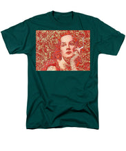 Rise Rubino Red - Men's T-Shirt  (Regular Fit) Men's T-Shirt (Regular Fit) Pixels Hunter Green Small 