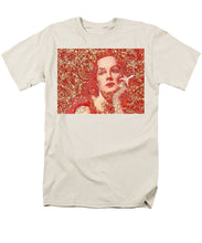 Rise Rubino Red - Men's T-Shirt  (Regular Fit) Men's T-Shirt (Regular Fit) Pixels Cream Small 