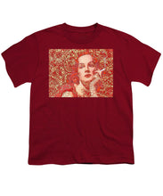 Rise Rubino Red - Youth T-Shirt Youth T-Shirt Pixels Cardinal Small 