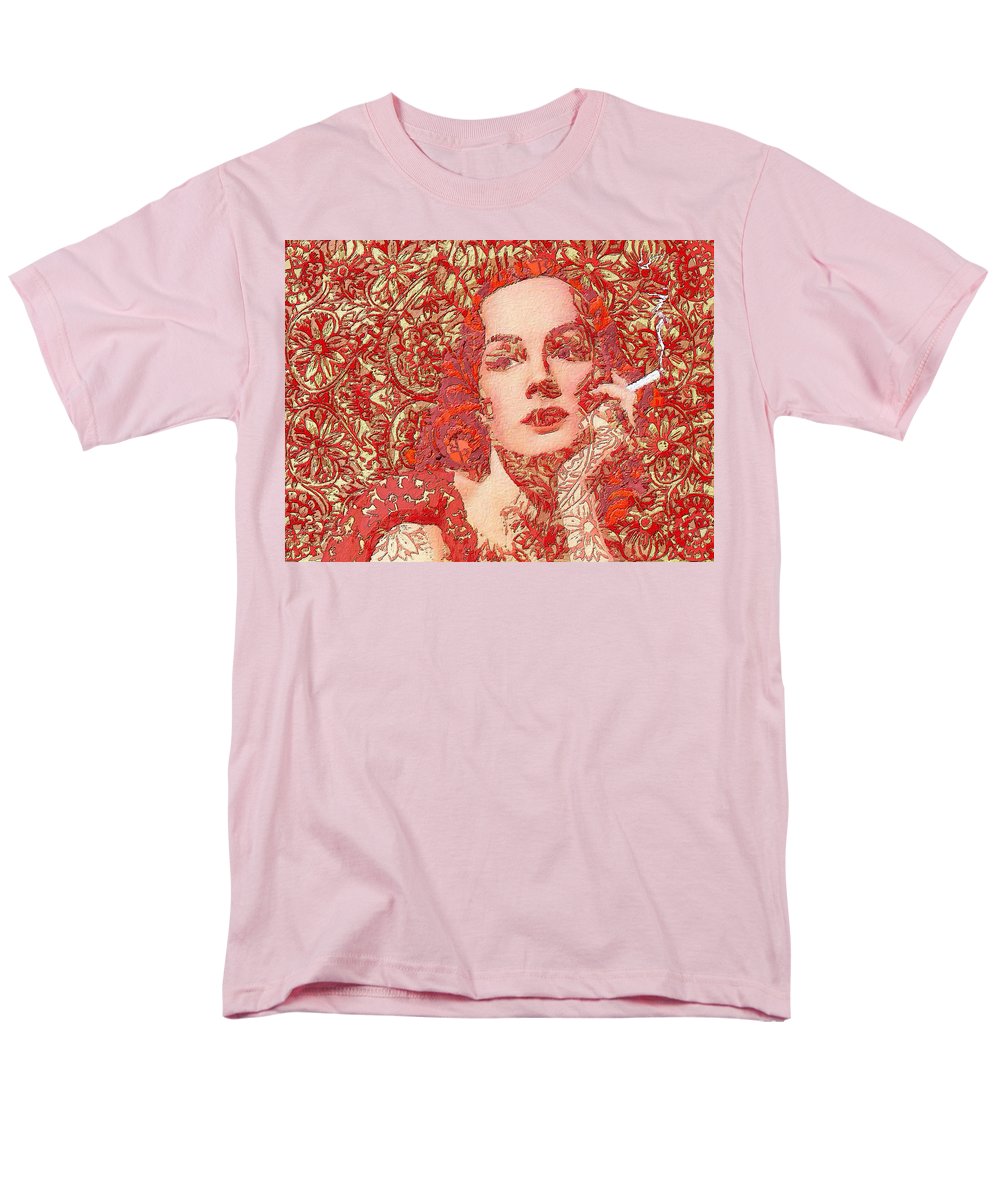 Rise Rubino Red - Men's T-Shirt  (Regular Fit) Men's T-Shirt (Regular Fit) Pixels Pink Small 