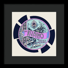 Rise Rubino - Framed Print