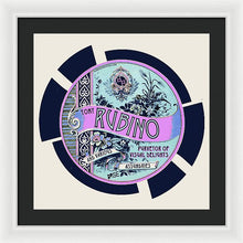 Rise Rubino - Framed Print