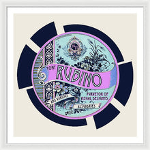 Rise Rubino - Framed Print