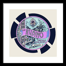 Rise Rubino - Framed Print