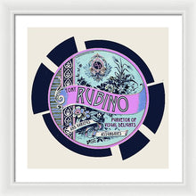 Rise Rubino - Framed Print