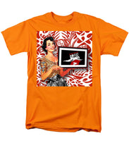 Rise Spokesperson - Men's T-Shirt  (Regular Fit) Men's T-Shirt (Regular Fit) Pixels Orange Small 