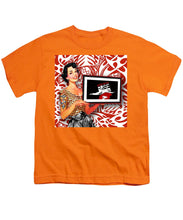 Rise Spokesperson - Youth T-Shirt Youth T-Shirt Pixels Orange Small 