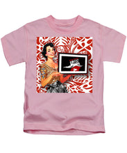 Rise Spokesperson - Kids T-Shirt Kids T-Shirt Pixels Pink Small 