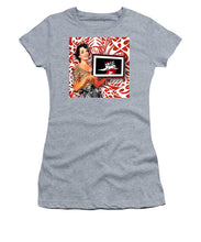 Rise Spokesperson - Women's T-Shirt (Athletic Fit) Women's T-Shirt (Athletic Fit) Pixels Heather Small 