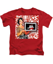 Rise Spokesperson - Kids T-Shirt Kids T-Shirt Pixels Red Small 