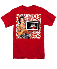 Rise Spokesperson - Men's T-Shirt  (Regular Fit) Men's T-Shirt (Regular Fit) Pixels Red Small 