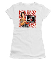 Rise Spokesperson - Women's T-Shirt (Athletic Fit) Women's T-Shirt (Athletic Fit) Pixels White Small 