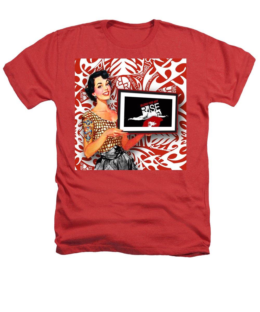 Rise Spokesperson - Heathers T-Shirt Heathers T-Shirt Pixels Red Small 