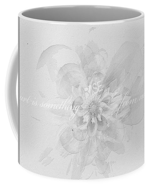 Rise White Floral - Mug