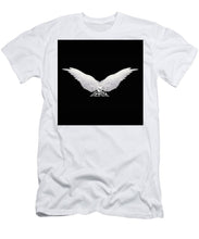 Rise White Wings - Men's T-Shirt (Athletic Fit) Men's T-Shirt (Athletic Fit) Pixels White Small 