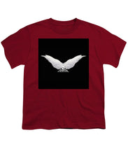 Rise White Wings - Youth T-Shirt Youth T-Shirt Pixels Cardinal Small 