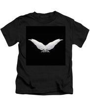 Rise White Wings - Kids T-Shirt Kids T-Shirt Pixels Black Small 