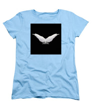 Rise White Wings - Women's T-Shirt (Standard Fit) Women's T-Shirt (Standard Fit) Pixels Light Blue Small 