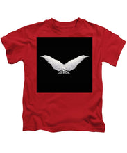 Rise White Wings - Kids T-Shirt Kids T-Shirt Pixels Red Small 