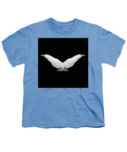 Rise White Wings - Youth T-Shirt Youth T-Shirt Pixels Carolina Blue Small 