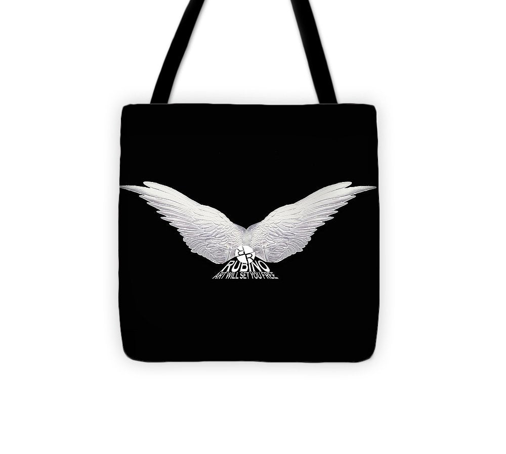 Rise White Wings - Tote Bag Tote Bag Pixels 13