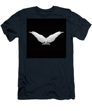 Rise White Wings - Men's T-Shirt (Athletic Fit) Men's T-Shirt (Athletic Fit) Pixels Navy Small 