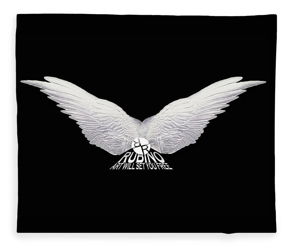 Rise White Wings - Blanket Blanket Pixels 50