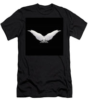Rise White Wings - Men's T-Shirt (Athletic Fit) Men's T-Shirt (Athletic Fit) Pixels Black Small 