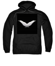 Rise White Wings - Sweatshirt Sweatshirt Pixels Black Small 