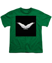 Rise White Wings - Youth T-Shirt Youth T-Shirt Pixels Kelly Green Small 