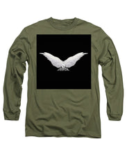 Rise White Wings - Long Sleeve T-Shirt Long Sleeve T-Shirt Pixels Military Green Small 