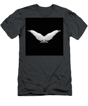 Rise White Wings - Men's T-Shirt (Athletic Fit) Men's T-Shirt (Athletic Fit) Pixels Charcoal Small 