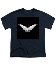 Rise White Wings - Youth T-Shirt Youth T-Shirt Pixels Navy Small 