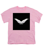 Rise White Wings - Youth T-Shirt Youth T-Shirt Pixels Pink Small 
