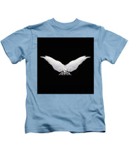 Rise White Wings - Kids T-Shirt Kids T-Shirt Pixels Carolina Blue Small 