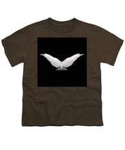 Rise White Wings - Youth T-Shirt Youth T-Shirt Pixels Coffee Small 