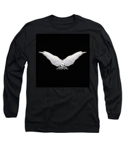 Rise White Wings - Long Sleeve T-Shirt Long Sleeve T-Shirt Pixels Black Small 