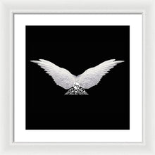 Rise White Wings - Framed Print Framed Print Pixels 16.000" x 16.000" White White