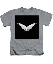 Rise White Wings - Kids T-Shirt Kids T-Shirt Pixels Heather Small 