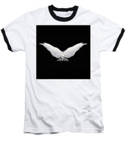 Rise White Wings - Baseball T-Shirt Baseball T-Shirt Pixels White / Black Small 